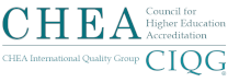 Council for Higher Education Association and CHEA International Quality Group logos