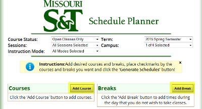 New Functionality – Office of the Registrar | Missouri S&T